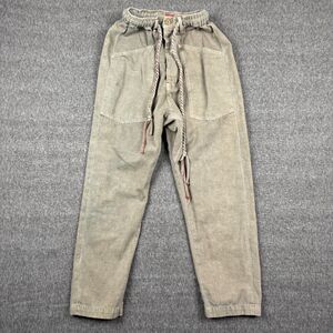 Dr. Collectors‎ Teddy Forever Pants Men’s XS Beige Button Fly Drawstring Fatigue